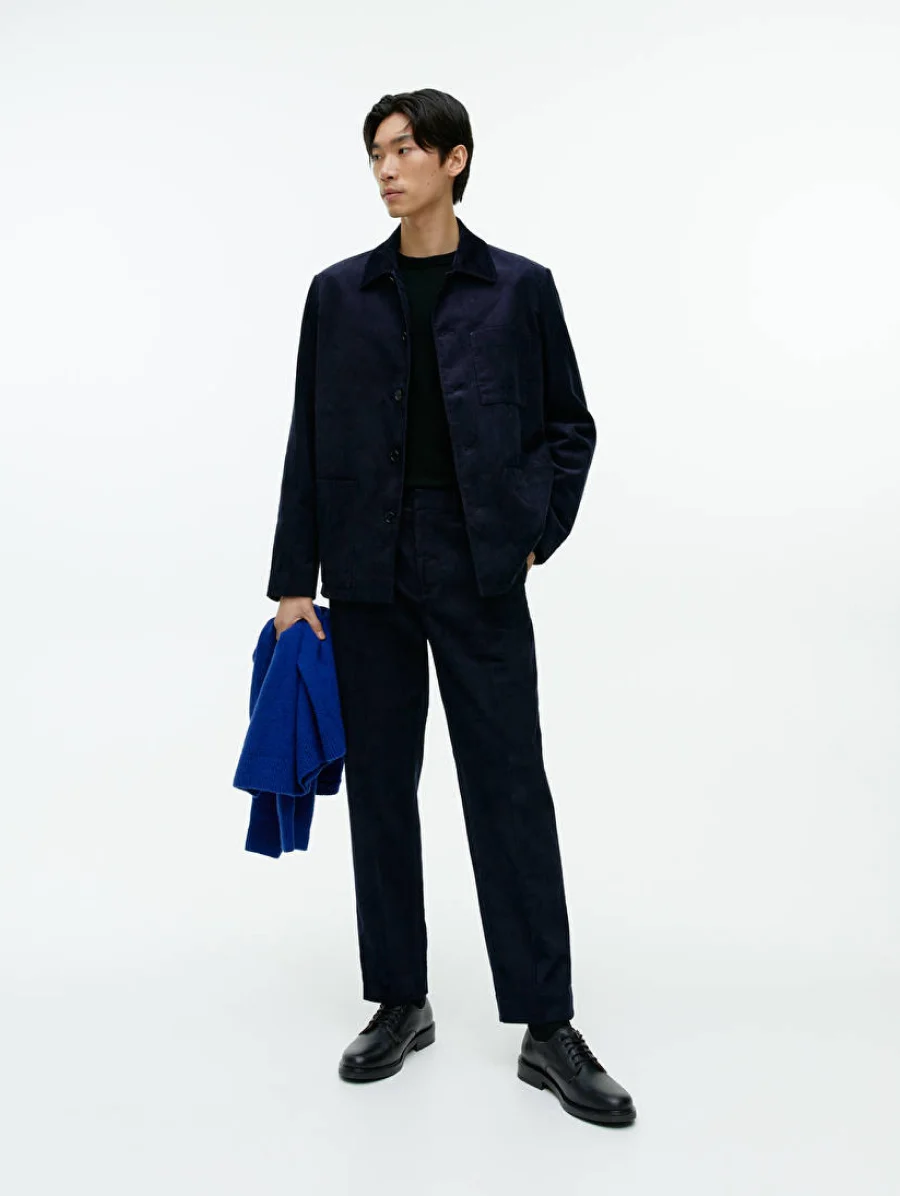 Focus image Corduroy-jacket-blue