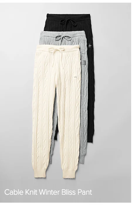 Cable Knit Winter Bliss Pant