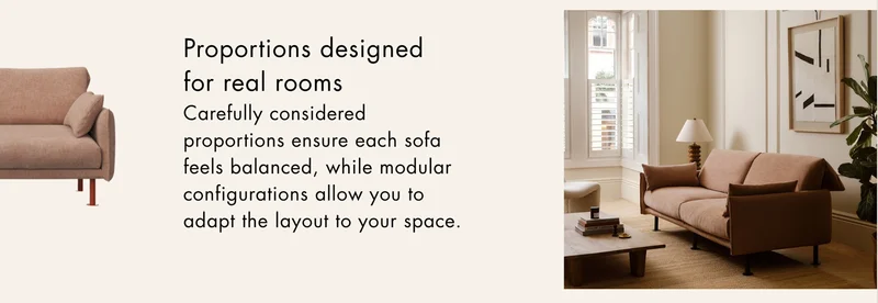 Proportions designed for real rooms