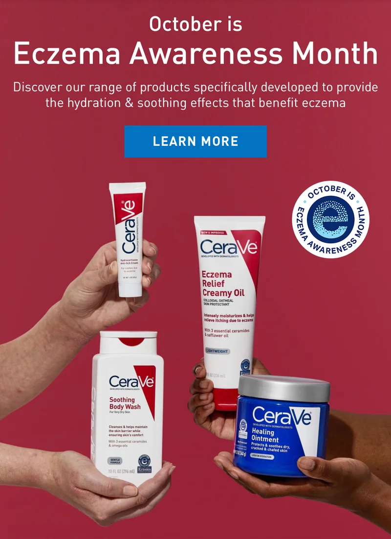 OCTOBER IS ECZEMA AWARENESS MONTH