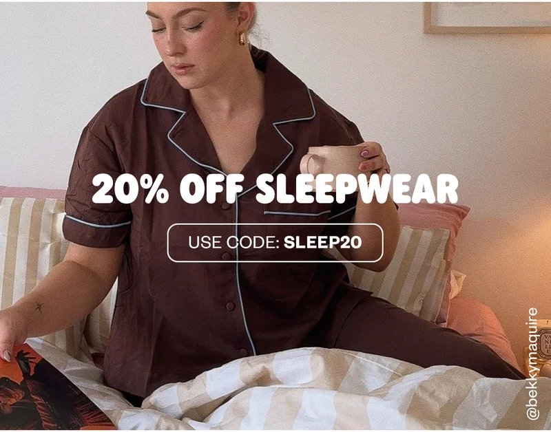 20% Off Sleepwear