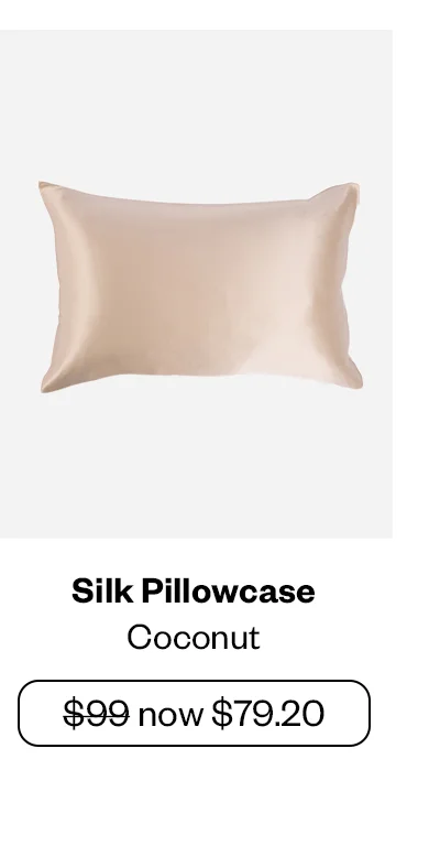 Silk Pillowcase - Coconut