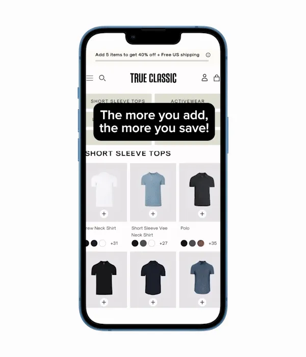 Add More. Save More.