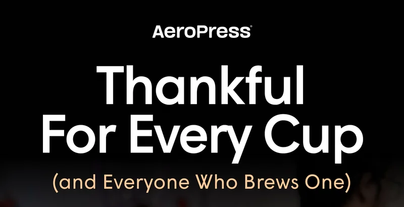 Thankful for every cup