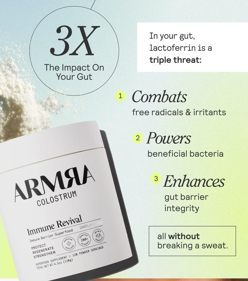 3x the impact on your gut