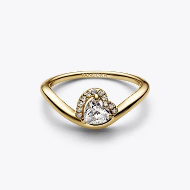 Wavy Heart Ring