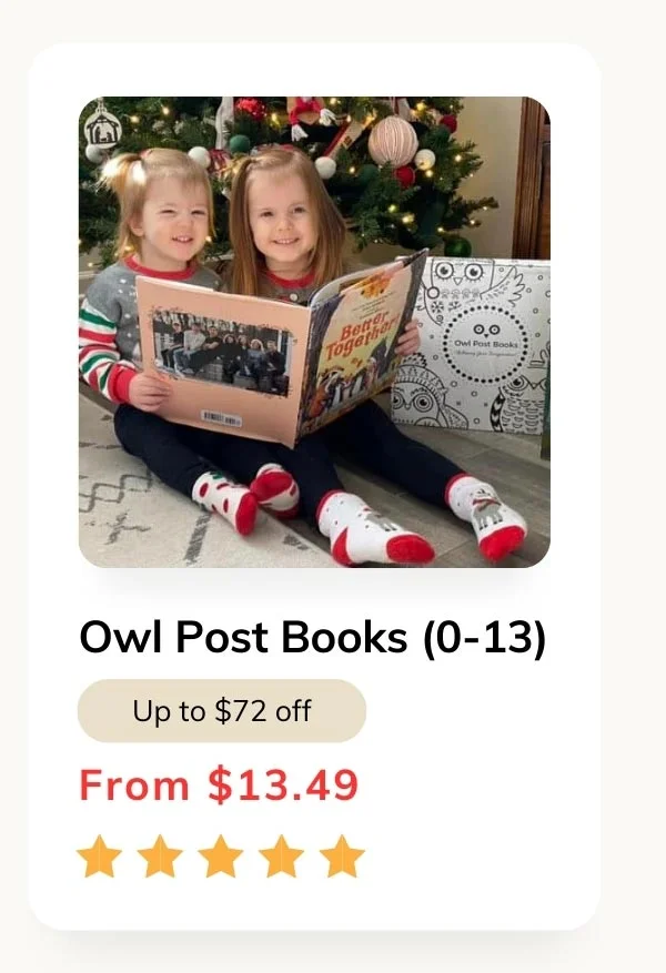 Ages 0-13 Imagination Box and Mini Subscriptions Owl Post Books
