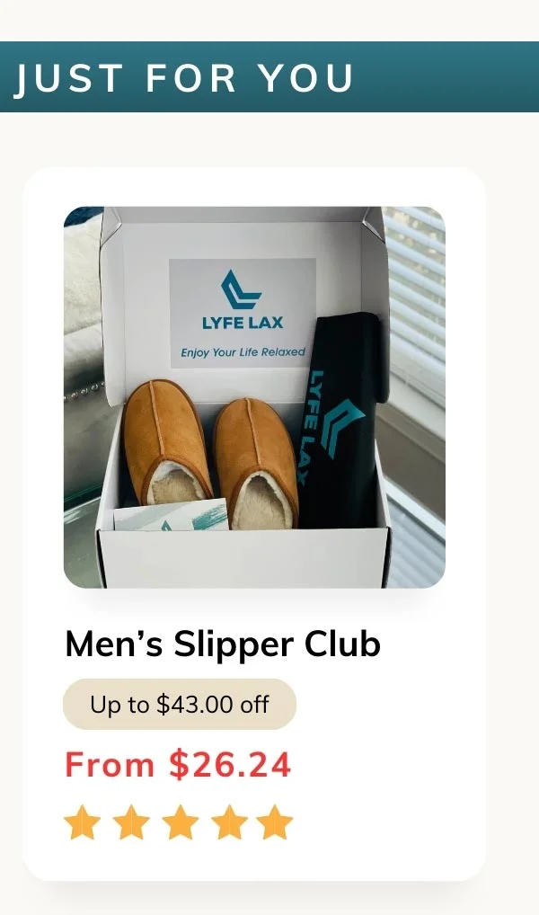 Men's Slipper Subscription Box