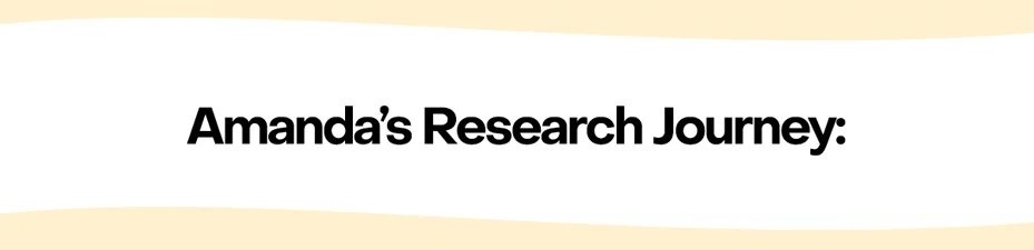 Amanda's Research Journey:
