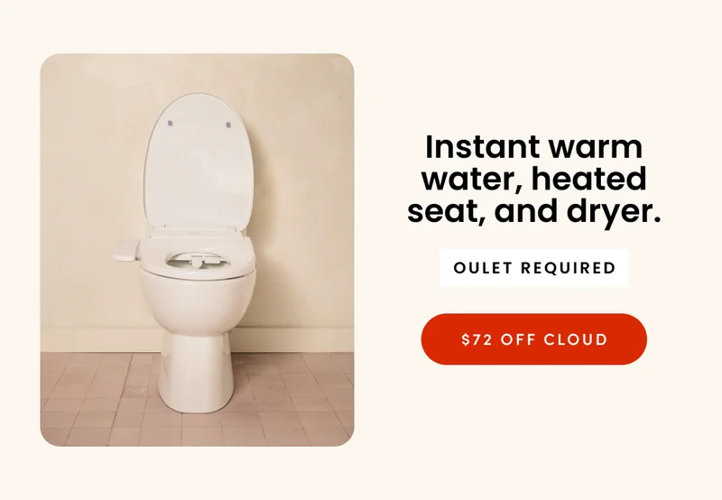 20% OFF BIDET SEATS
