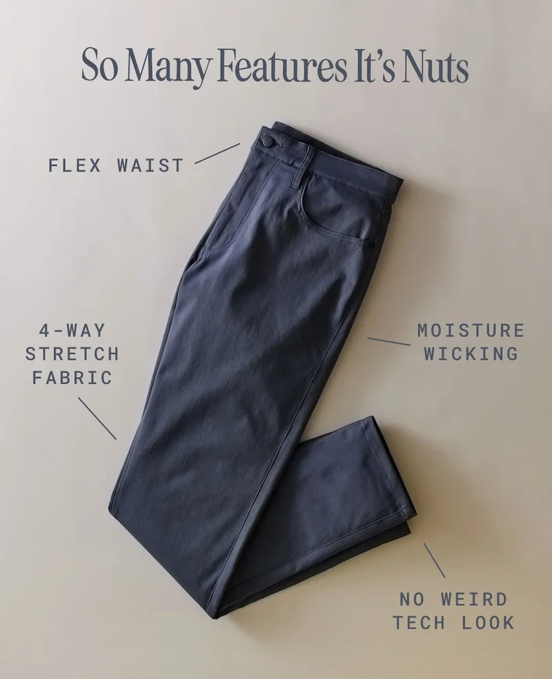 The 5-Pocket Slim Straight Undercover Tech Pant