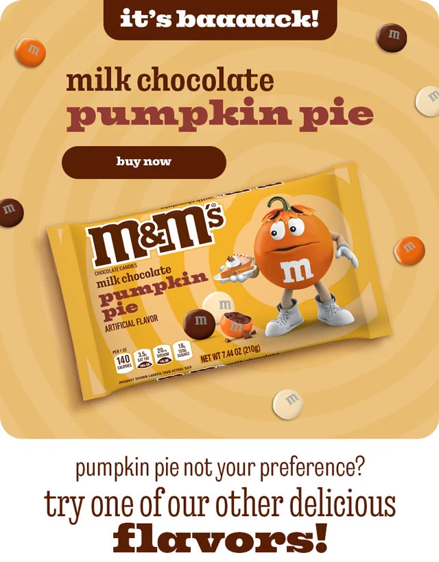 BUY NOW: MILK CHOCOLATE PUMPKIN PIE