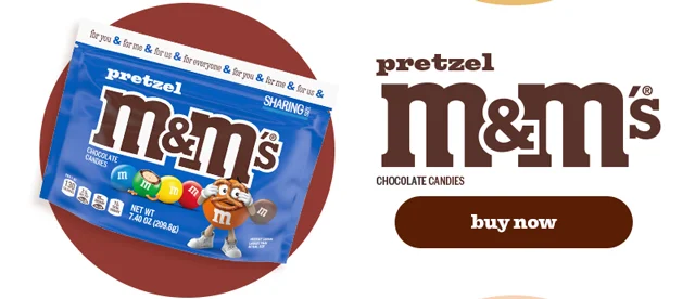 BUY NOW: PRETZEL M&M'S