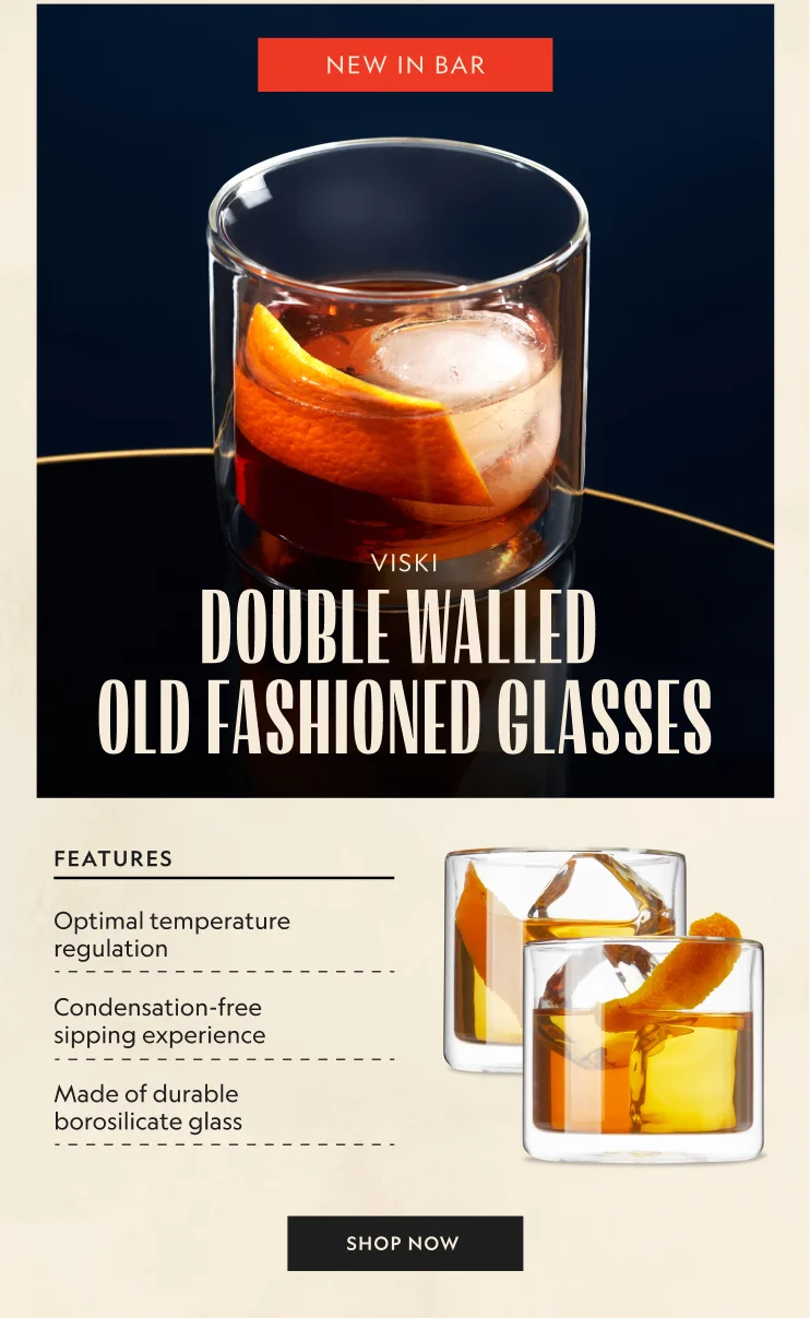 Double Walled Old Fashioned Glasses - Set of 2