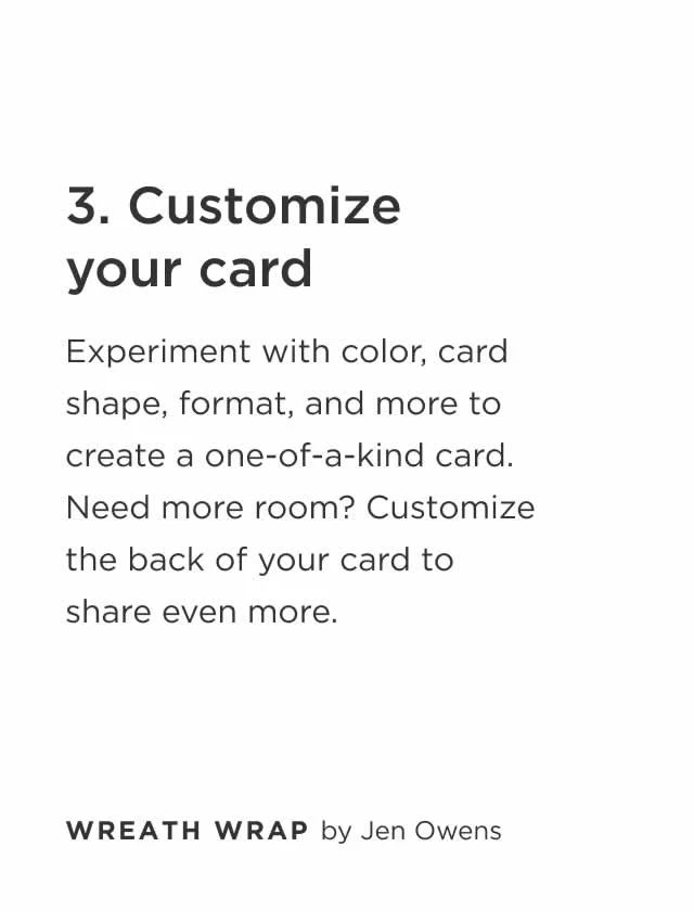 Customize Your Card