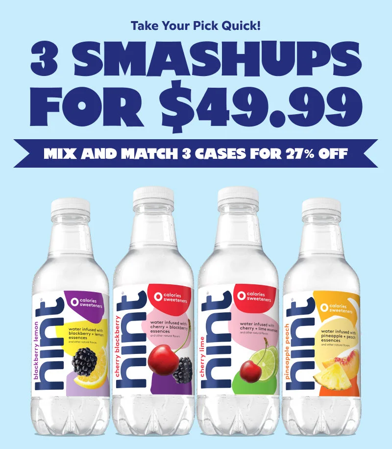 Take your pick quick! 3 smashups for $49.99. Mix and match cases for 27% off.
