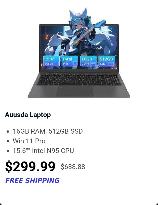 Auusda Laptop