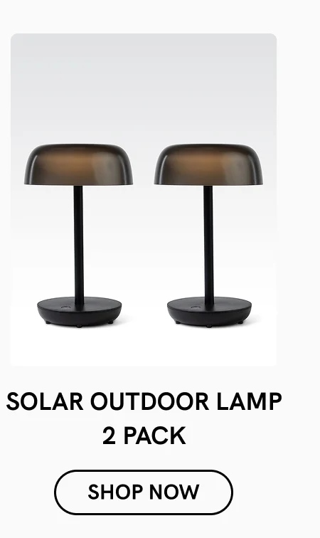 Solar LED Outdoor Lamp 2 Pack