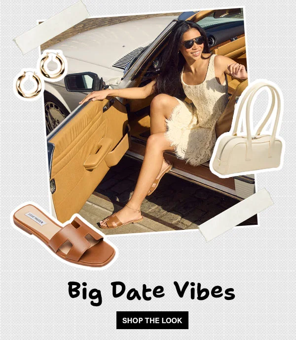 Big Date Vibes - Hadyn, Anise bag, Medium Twist Hoop