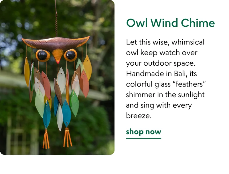 Owl Wind Chime