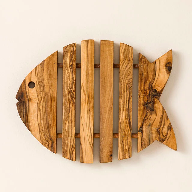 Olivewood Fish Trivet