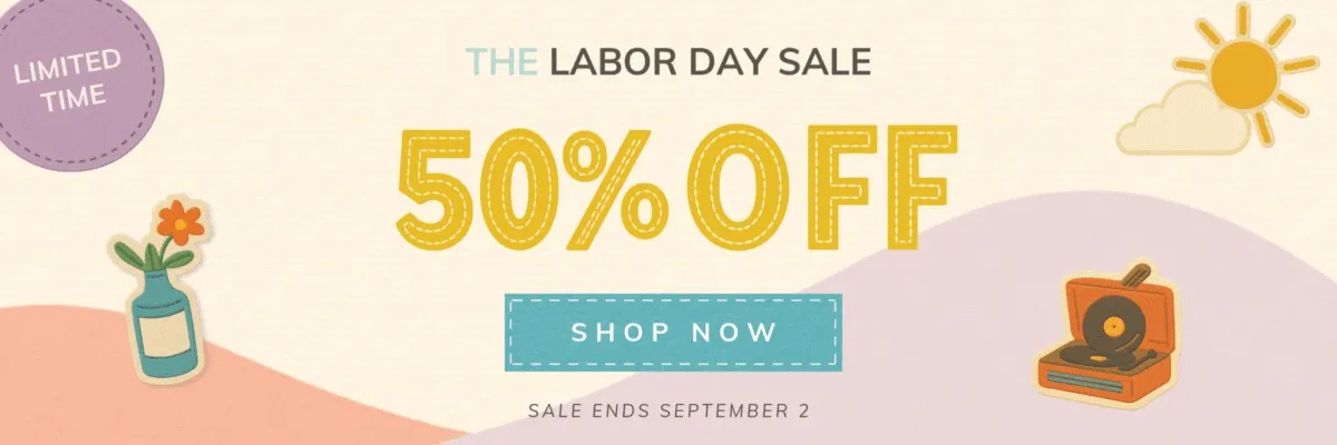 Shop the Labor Day Sale 50% Off Sale