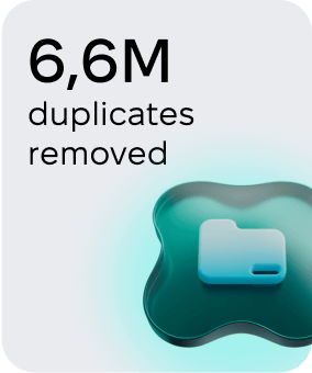 6,6M Duplicates removed