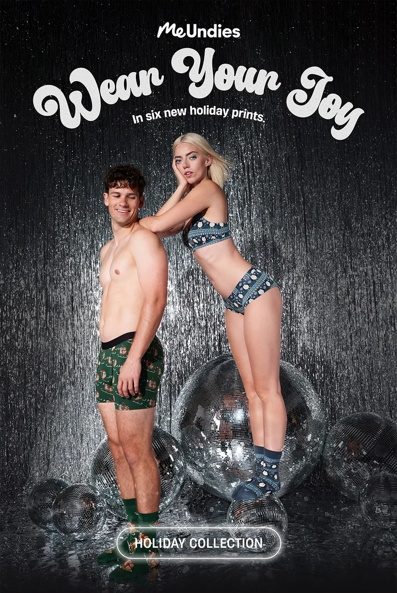 MeUndies | Wear Your Joy in six new holiday prints, Holiday Collection MeUndies | Wear Your Joy in six new holiday prints, Holiday Collection