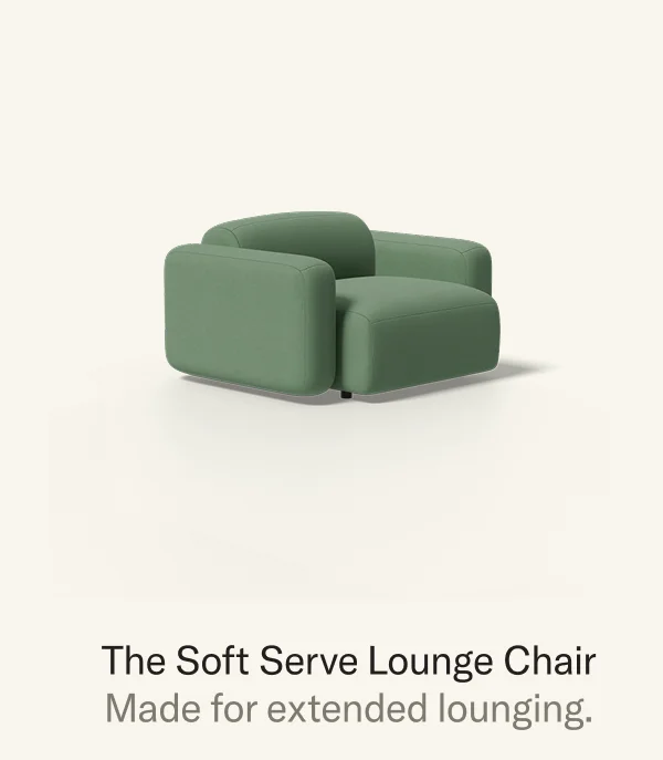 Save 30% The Soft Serve Sectional & Lounge Chair