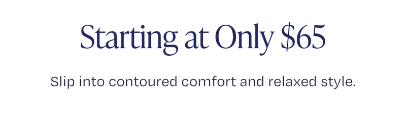 Starting at Only $65
