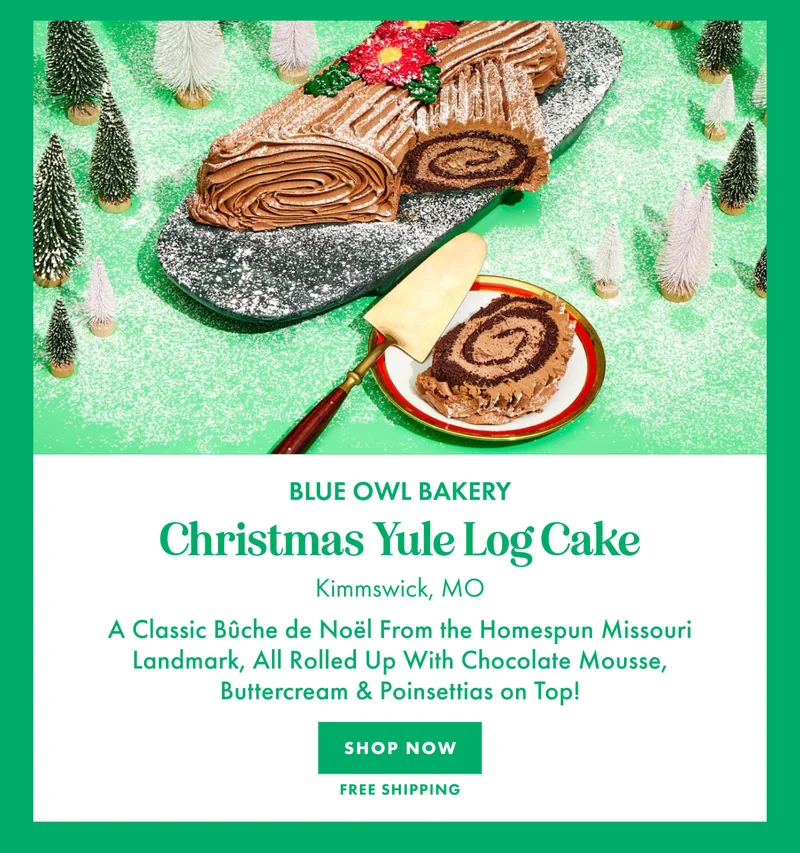 Christmas Yule Log Cake Christmas Yule Log Cake
