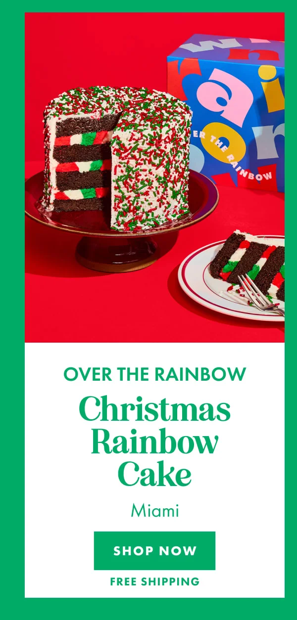 Christmas Rainbow Cake Christmas Rainbow Cake