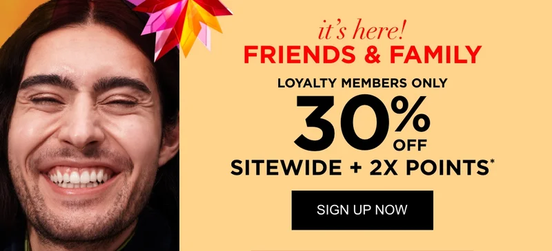 it's here! FRIENDS & FAMILY