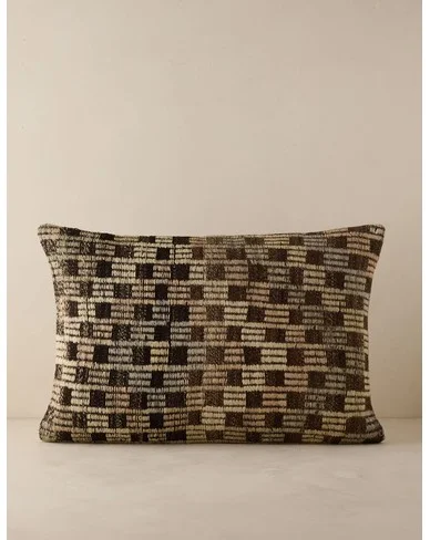 Vintage Lumbar Pillow No. 217, 16" x 24"