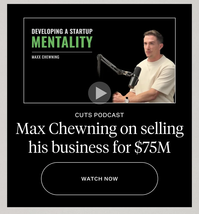 Cuts Podcast: Developing A Startup Mentality