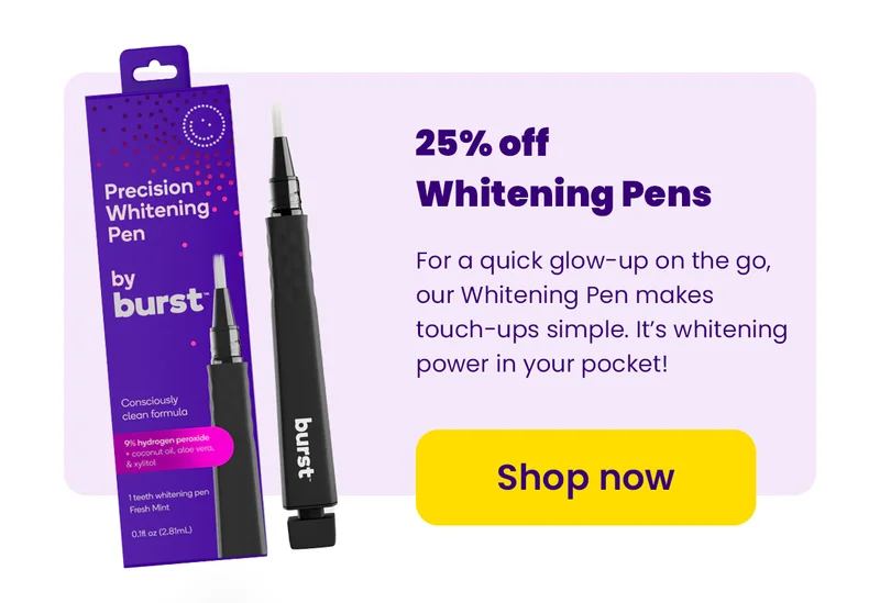 25% off whitening pens