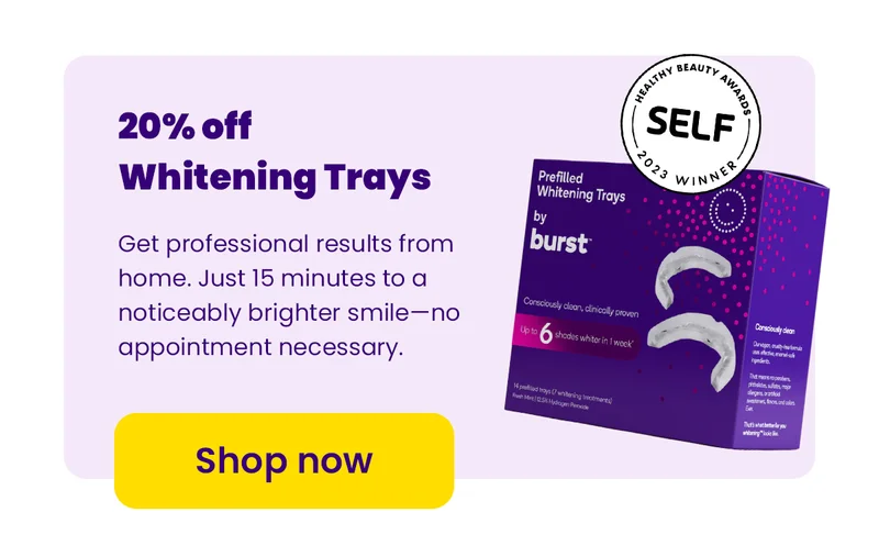 20% off whitening trays