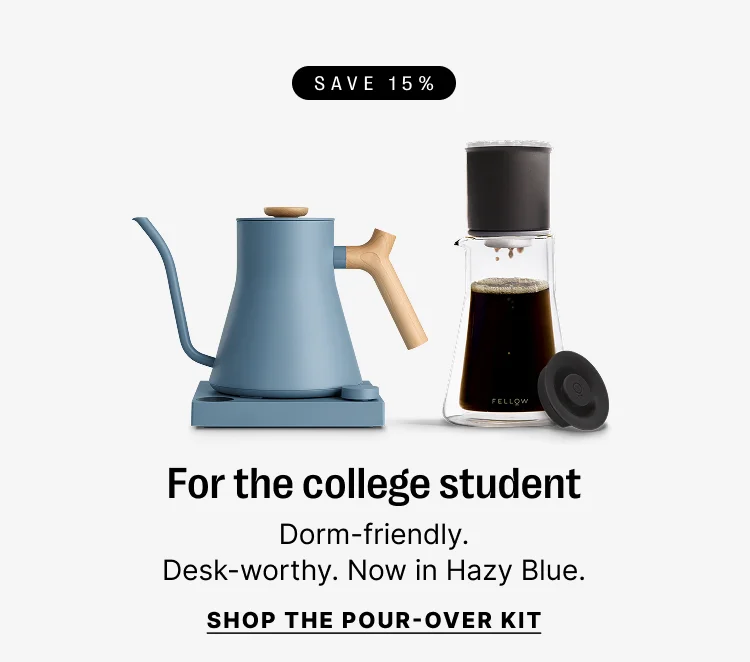 Save 15% - for the college student - dorm-friendly, desk-worth, now in Hazy Blue