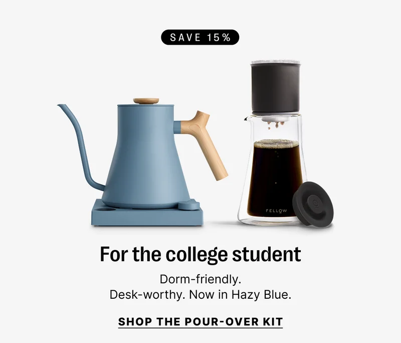 Save 15% - for the college student - dorm-friendly, desk-worth, now in Hazy Blue