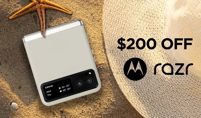 motorola razr $200 OFF