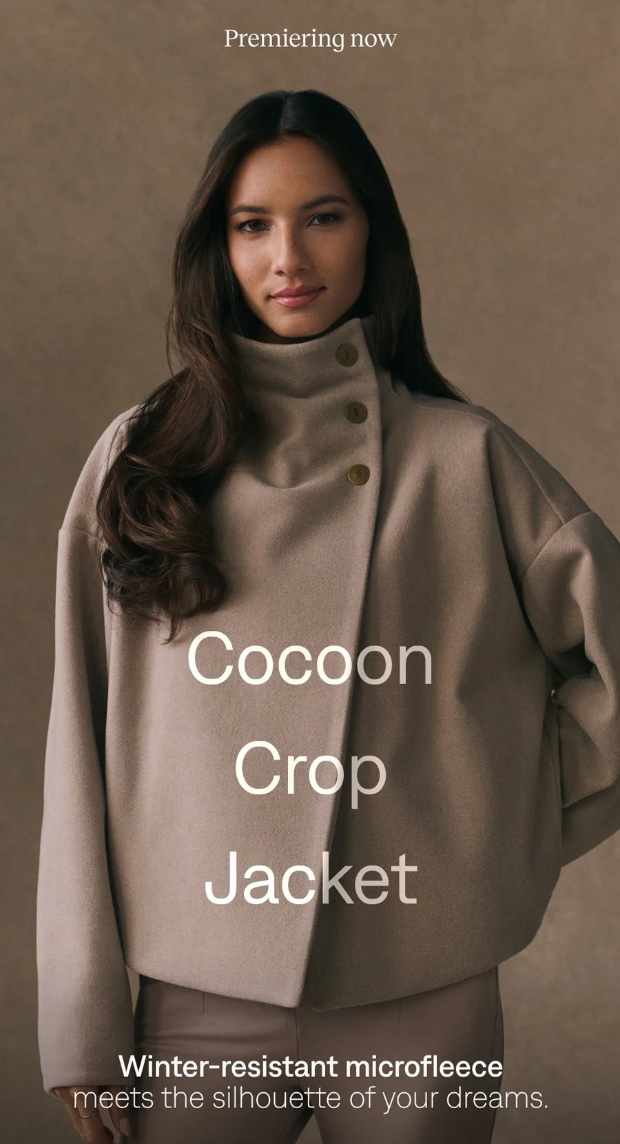 Introducing the Cocoon Crop Jacket