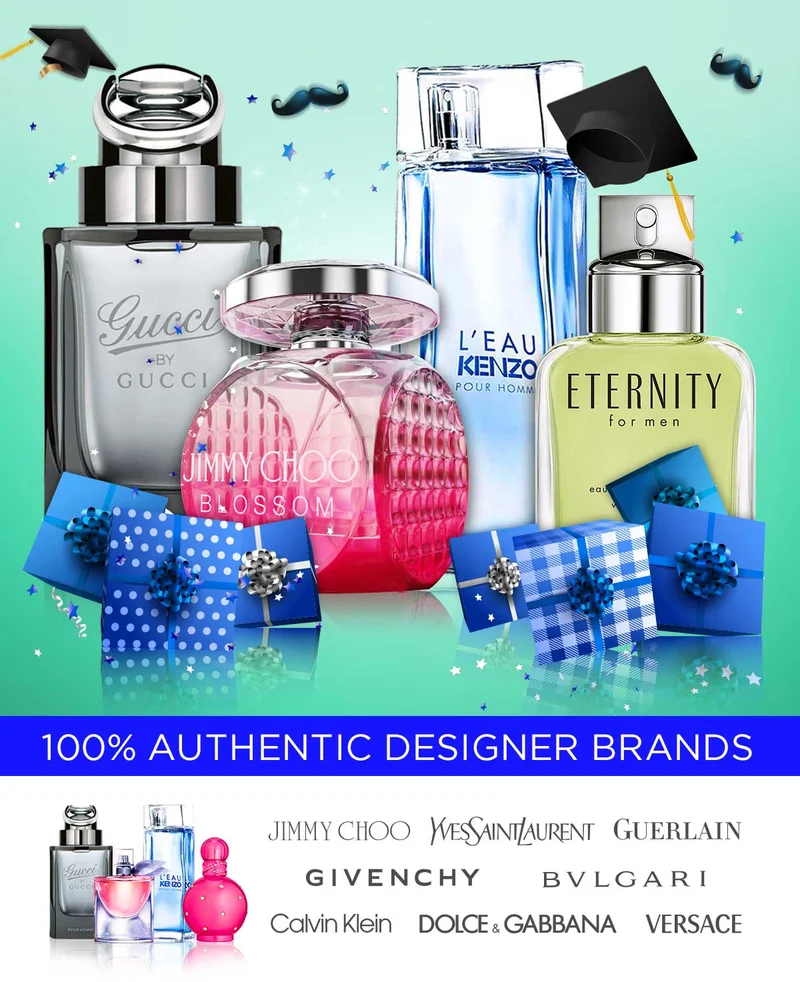 Fragrances with Gift Boxes during Dads and Grads Deals