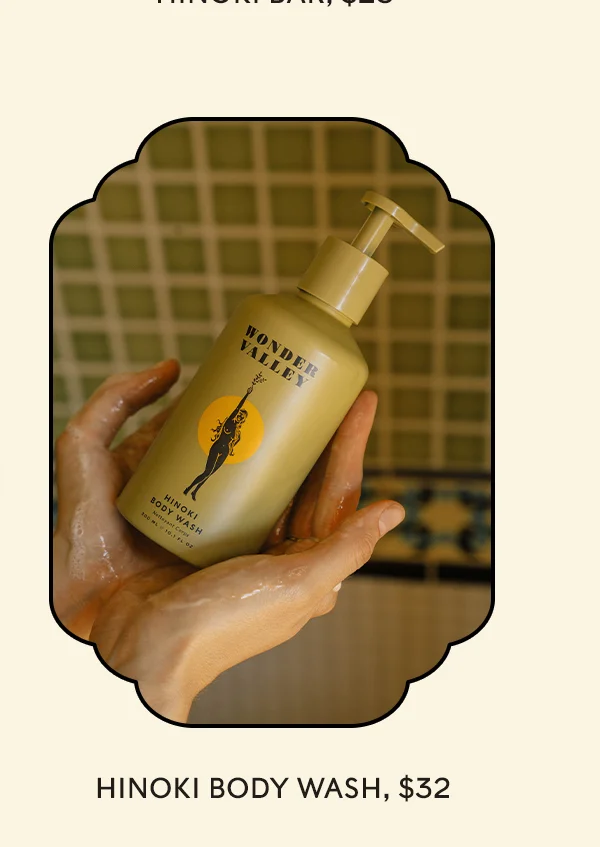 Hinoki Body Wash, $32