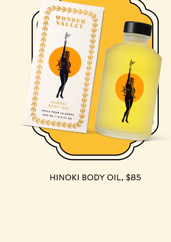 Hinoki Body Oil, $85