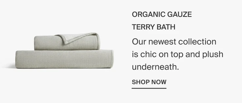 Organic Gauze Terry Bath | Shop Now