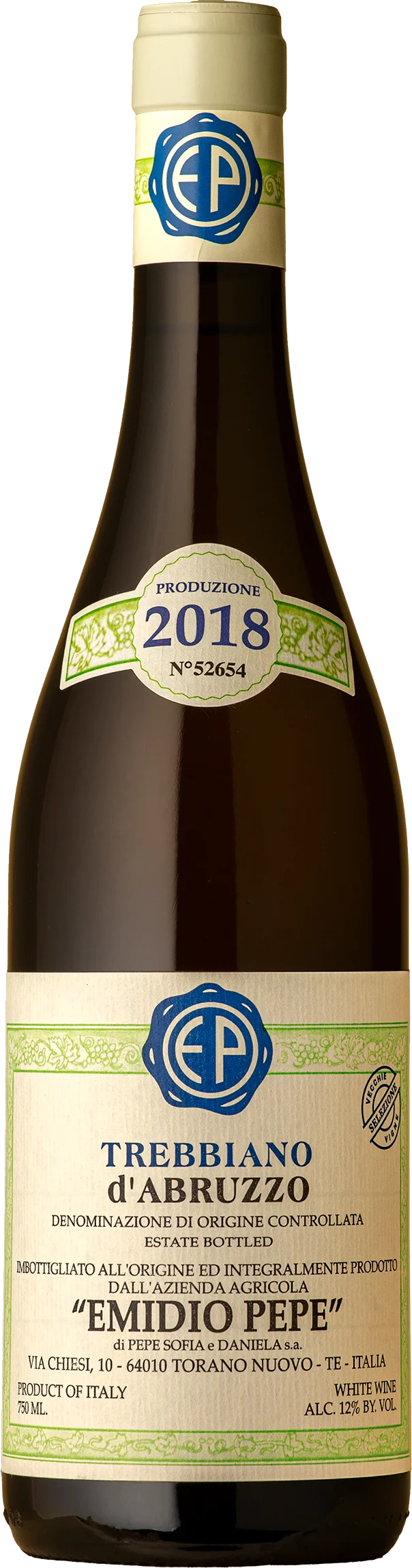 Image of Emidio Pepe <BR> Trebbiano d'Abruzzo 2018