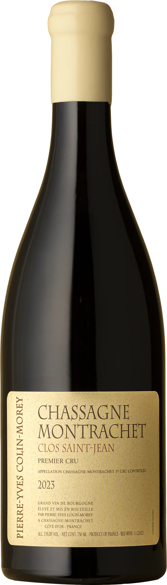 Image of Pierre-Yves Colin-Morey <BR> Clos Saint-Jean 1er Cru Chassagne-Montrachet Rouge 2023