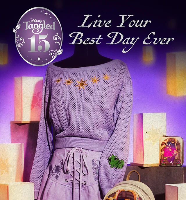 Disney Tangled 15 Years. Live Your Best Day Ever. Shop Now