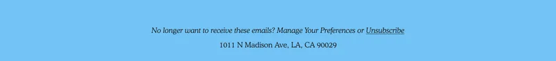 Manage Preferences