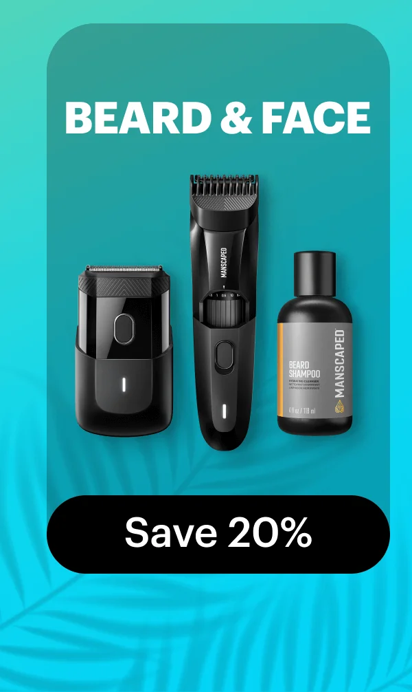 Save 20% on Beard & Face